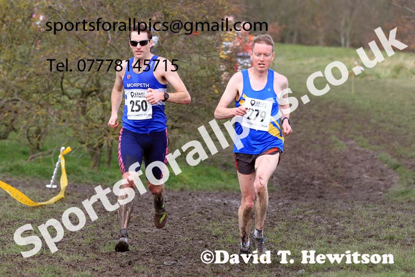 Men 35 to 60 in the 2023 BMAF Cross Country Champs., Wallsend. Photo: David T. Hewitson/Sports for All Pics